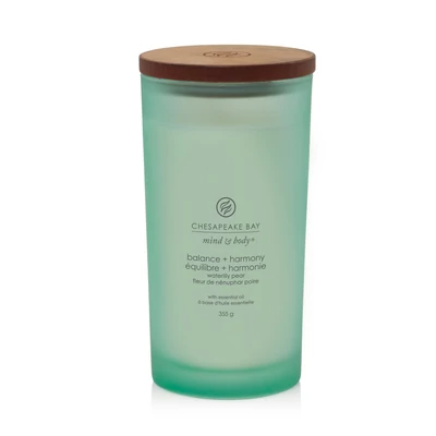 Chesapeake Bay Candle® balance + harmony (waterlily pear) nagy üveggyertya