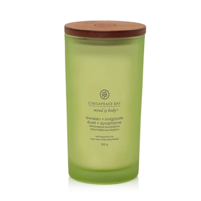 Chesapeake Bay Candle® awaken + invigorate (lemongrass eucalyptus) nagy üveggyertya