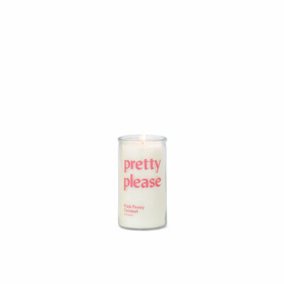 Pink Peony Coconut Spark "Pretty Please" kis üveggyertya
