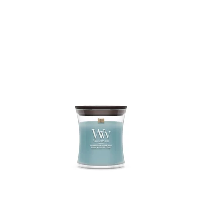 WoodWick Cedarwood & Ocean Moss kis üveggyertya 85 g