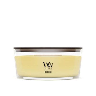 WoodWick Yuzu & Vetiver hajógyertya 453 g