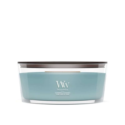 WoodWick Cedarwood & Ocean Moss hajógyertya 453 g