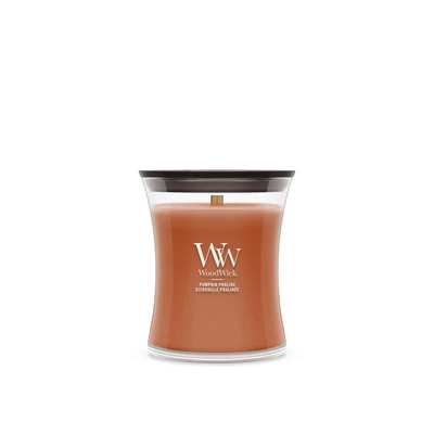 WoodWick® Pumpkin Praline közepes üveggyertya 275 g