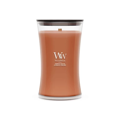 WoodWick Pumpkin Praline nagy üveggyertya 609 g