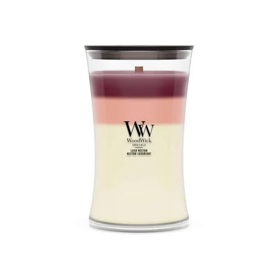 WoodWick Lush Nectar Trilogy nagy üveggyertya 609 g