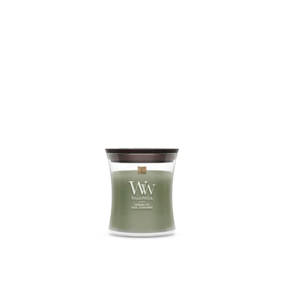 WoodWick® Verdant Fig kis üveggyertya 85 g