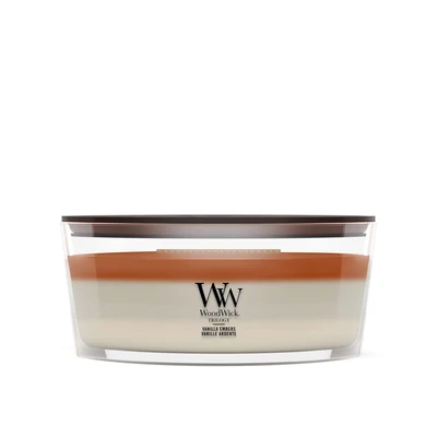 WoodWick Vanilla Embers Trilogy hajógyertya 453 g