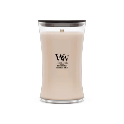 WoodWick® Crystal Ginger nagy üveggyertya 609 g