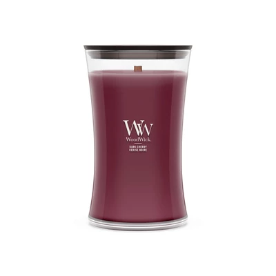 WoodWick® Dark Cherry nagy üveggyertya 609 g