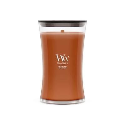WoodWick® Saffron Smoke nagy üveggyertya 609 g