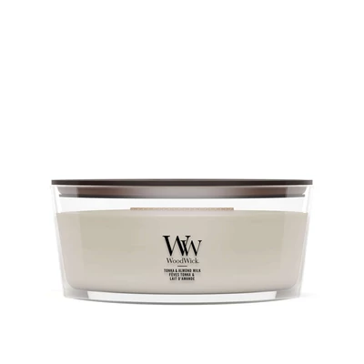 WoodWick® Tonka &amp; Almond Mlik hajógyertya 453 g