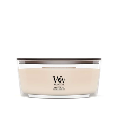 WoodWick® Vanilla &amp; Sea Salt hajógyertya