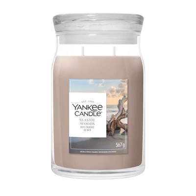 Yankee Candle Seaside Woods Signature nagy üveggyertya 567 g