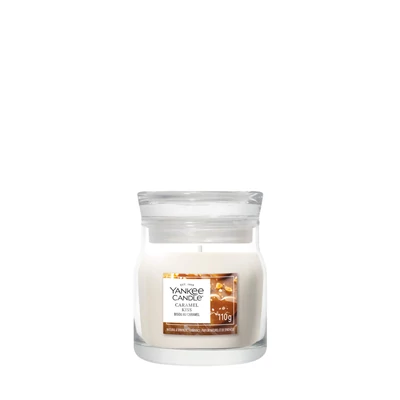 Yankee Candle Caramel Kiss Signature kis üveggyertya 110 g