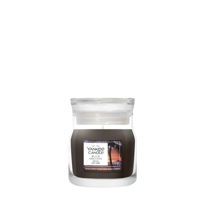 Yankee Candle Black Coconut Signature kis üveggyertya 110 g