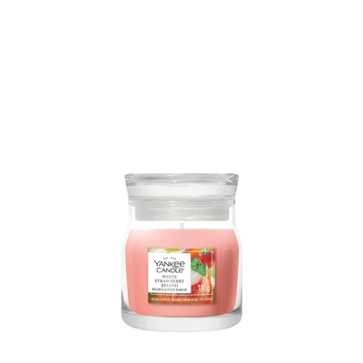 Yankee Candle White Strawberry Bellini Signature kis üveggyertya 110 g