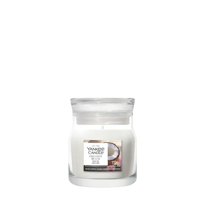 Yankee Candle Coconut Beach Signature kis üveggyertya 110 g