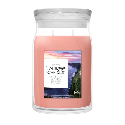 Yankee Candle Cliffside Sunrise Signature nagy üveggyertya 567 g