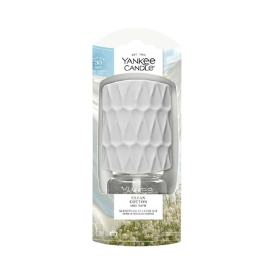Yankee Candle® Clean Cotton Organic elektromos légfrissítő szett