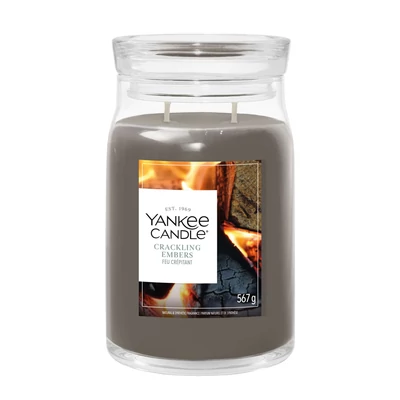Yankee Candle® Crackling Embers Signature nagy üveggyertya 567 g