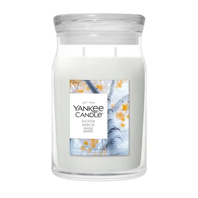 Yankee Candle® Silver Birch Signature nagy üveggyertya 567 g