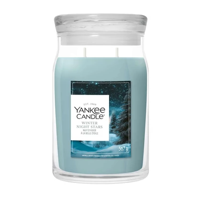 Yankee Candle® Winter Night Stars Signature nagy üveggyertya 567 g
