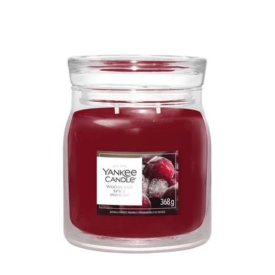 Yankee Candle® Woodland Spice Signature közepes üveggyertya 368 g