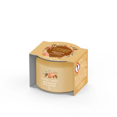 Yankee Candle® Glistening Leaves üveges mintagyertya 37 g