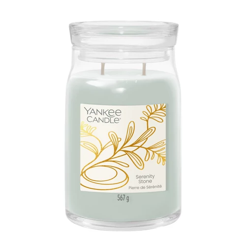 Yankee Candle® Serenity Stone Signature nagy üveggyertya 567 g