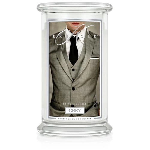 Kringle Candle® Grey nagy üveggyertya