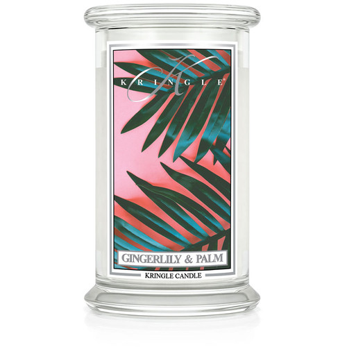 Kringle Candle® Gingerlily & Palm nagy üveggyertya 624 g