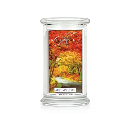 Kringle Candle® Autumn Road nagy üveggyertya