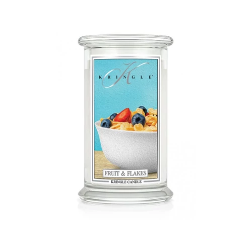 Kringle Candle® Fruit & Flakes nagy üveggyertya