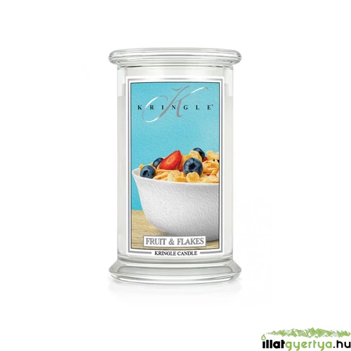 Kringle Candle® Fruit & Flakes nagy üveggyertya
