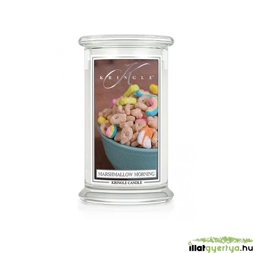 Kringle Candle® Marshmallow Morning nagy üveggyertya