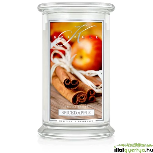Spiced Apple nagy üveggyertya