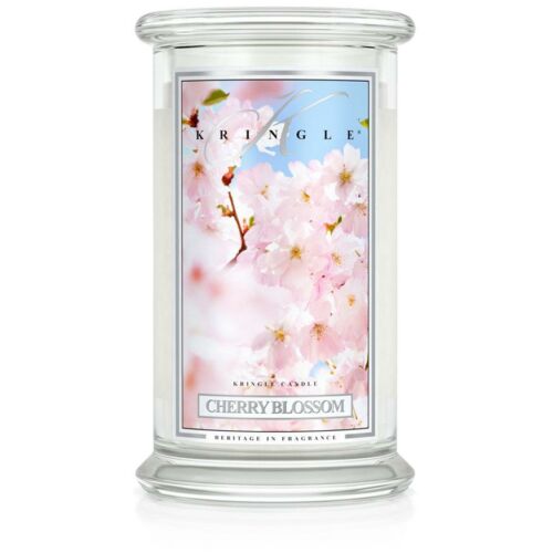 Cherry Blossom nagy üveggyertya