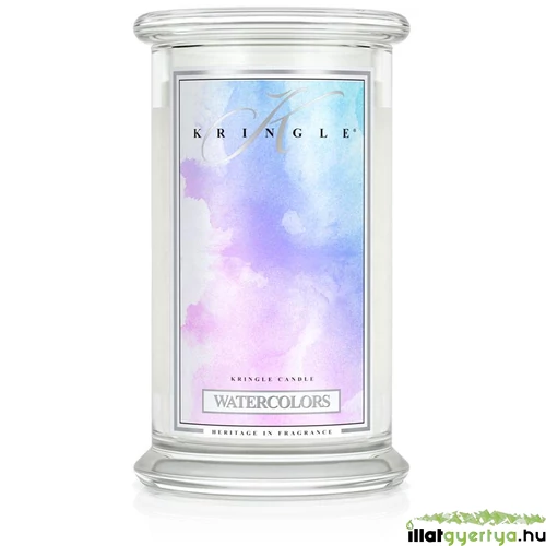 Kringle Candle® Watercolors nagy üveggyertya