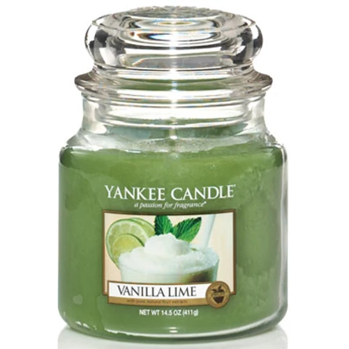 Yankee Candle® Vanilla Lime klasszikus közepes üveggyertya