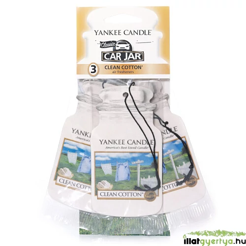 Yankee Candle® Clean Cotton bonus autóillatosító