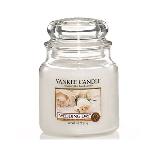Yankee Candle® Wedding Day klasszikus közepes üveggyertya 411 g