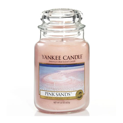 Pink Sands klasszikus nagy üveggyertya