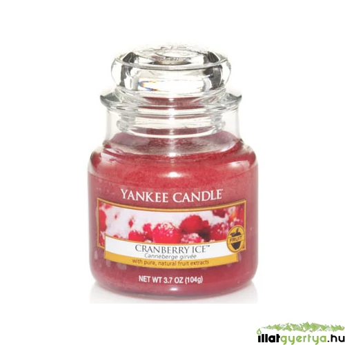 Cranberry Ice kis üveggyertya