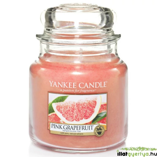 Pink Grapefruit közepes üveggyertya