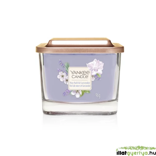 Sea Salt & Lavender kis üveggyertya