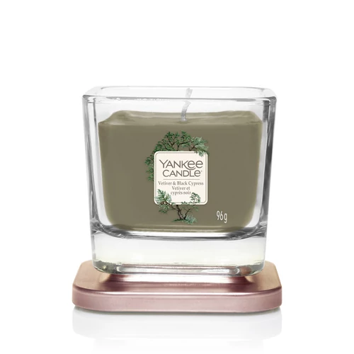 Vetiver & Black Cypress kis üveggyertya