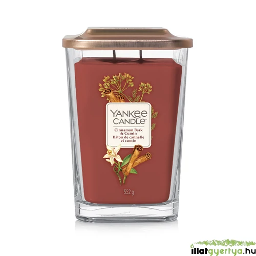 Cinnamon Bark & Cumin nagy üveggyertya