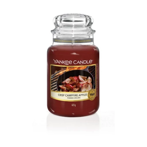 Crisp Campfire Apples nagy üveggyertya
