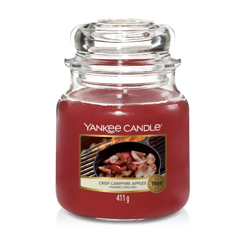 Crisp Campfire Apples klasszikus közepes üveggyertya