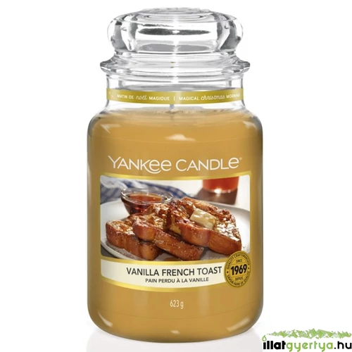Vanilla French Toast nagy üveggyertya